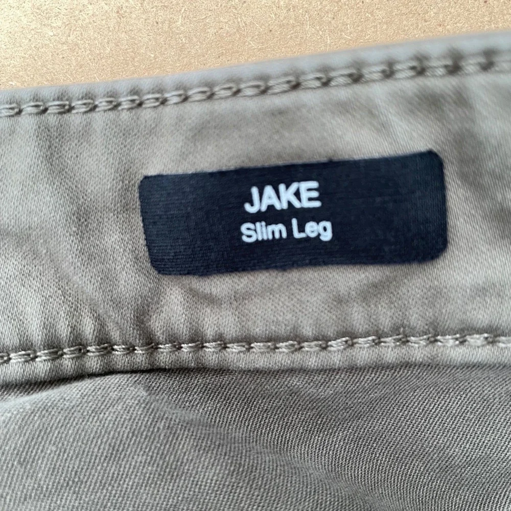 Mavi Jake Slim Leg Pants Mens 30x30 Gray Casual Workwear Stretch Chino M00422